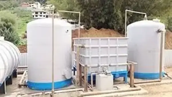 Estação de tratamento de água compacta